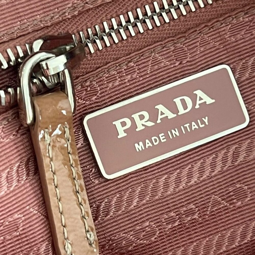 PRADA: Pale Pink/Salmon Handbag #1245 - Picture 8 of 8